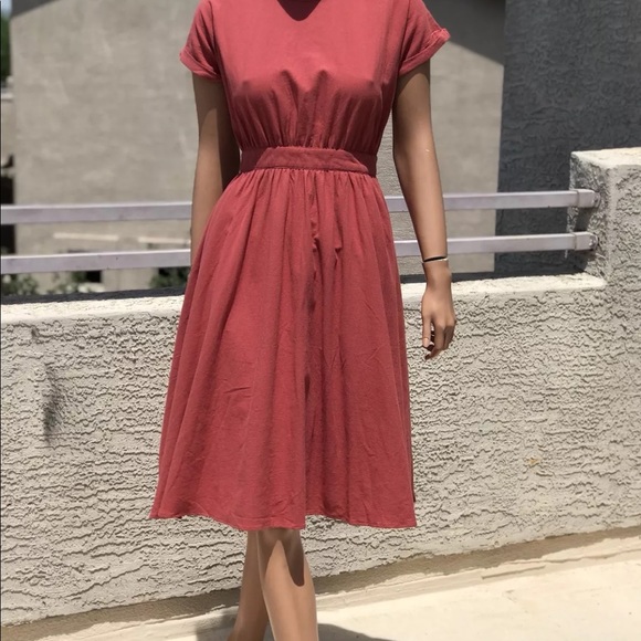 Red Boutique Backless Open back Dress Small $188 - Picture 4 of 9